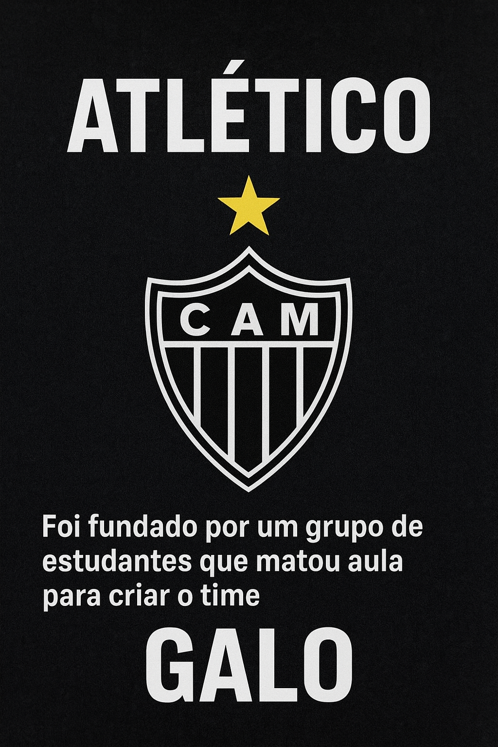 A emocionante história da fundação do Atlético Mineiro