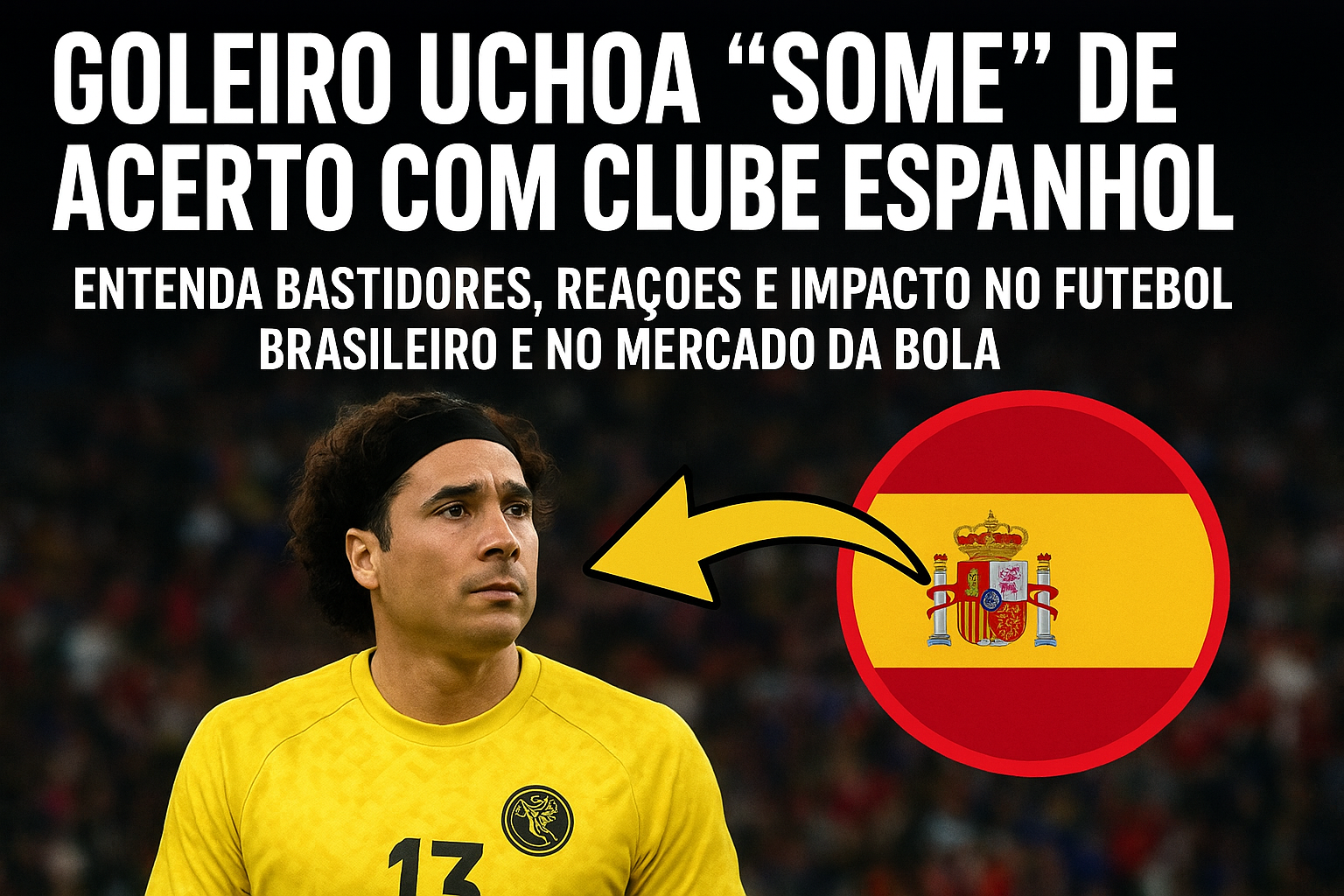 Goleiro Uchoa (Ochoa) “some” de acerto com clube espanhol; entenda...
